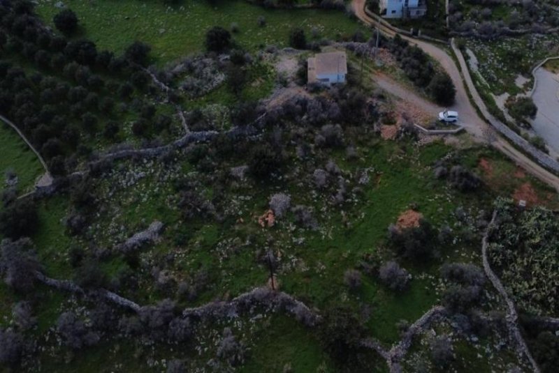Kokkino Chorio Kreta, Kokkino Chorio: Landschaftlich reizvolles Grundstück mit Meerblick zu verkaufen Grundstück kaufen